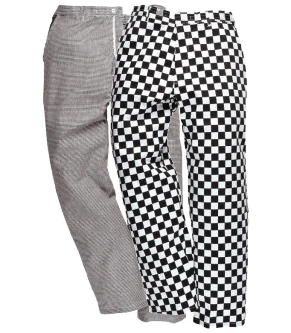 S068 Harrow part elastic waist  chefs trousers